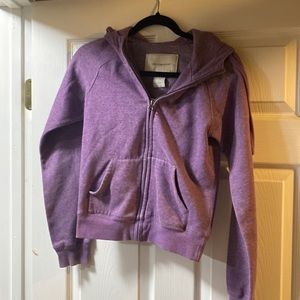 Purple zip jacket